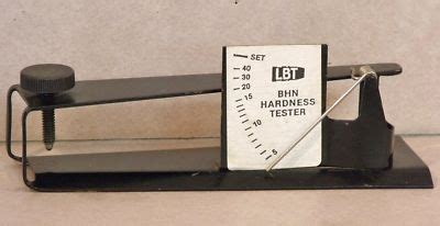 how to use a lee lead hardness tester|lbt hardness tester.